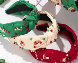 CHRISTMAS TREE SANTA REINDEER HEADBAND
