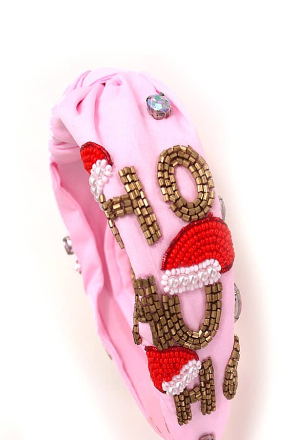 HO HO HO CHRISTMAS HEADBAND