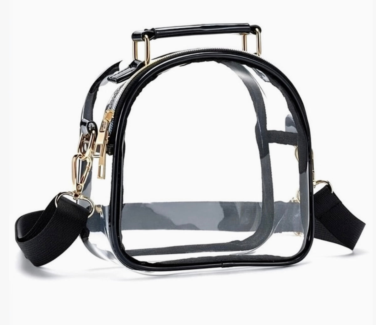 GOLD CLEAR BAG