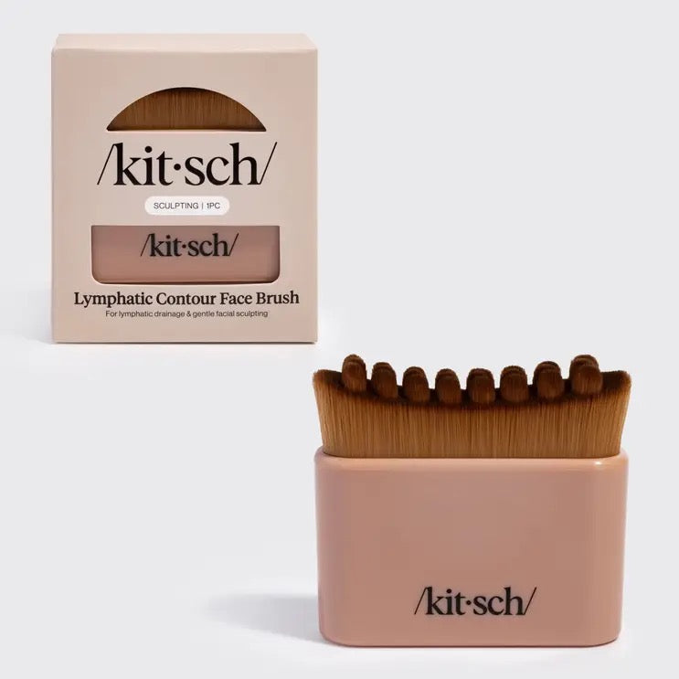 Lymphatic Contour Face Brush- Terracotta