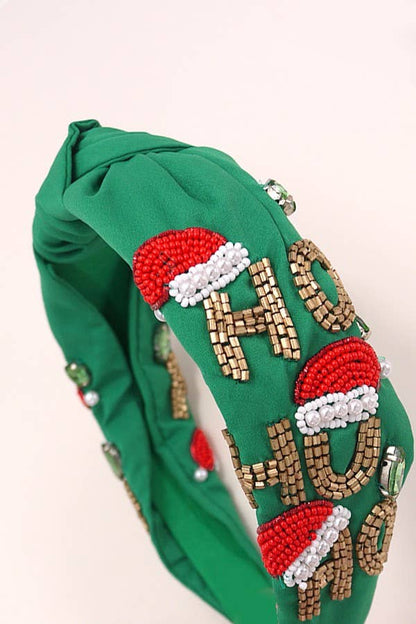 HO HO HO CHRISTMAS HEADBAND