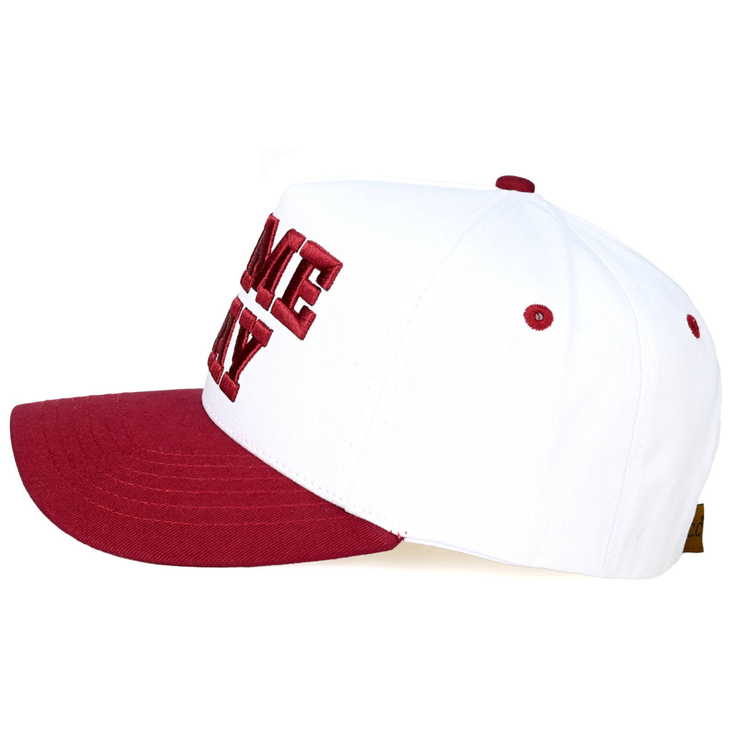 Hana - C.C GAME DAY Embroidered Cotton Baseball Cap: Black