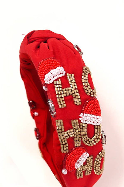 HO HO HO CHRISTMAS HEADBAND