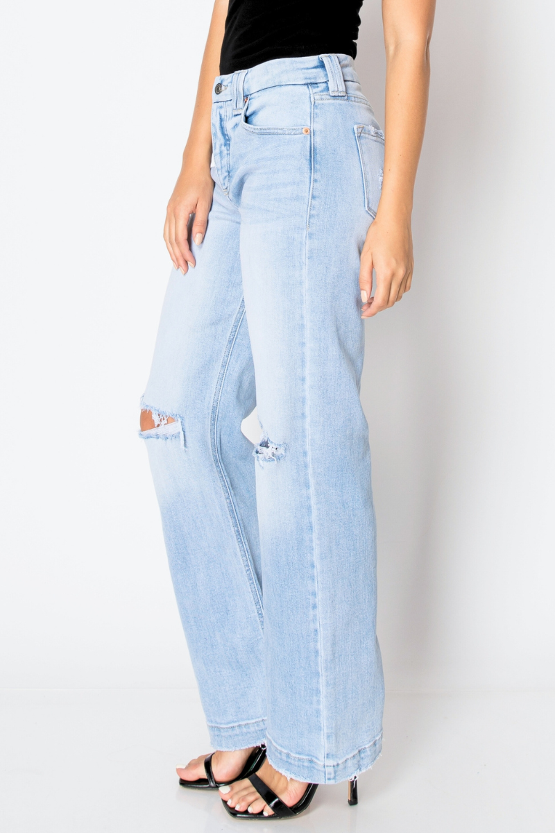 ARTEMIS VINTAGE - TUMMY CONTROL HIGH RISE RELAXED STRAIGHT LEG JEANS: 3 (25)