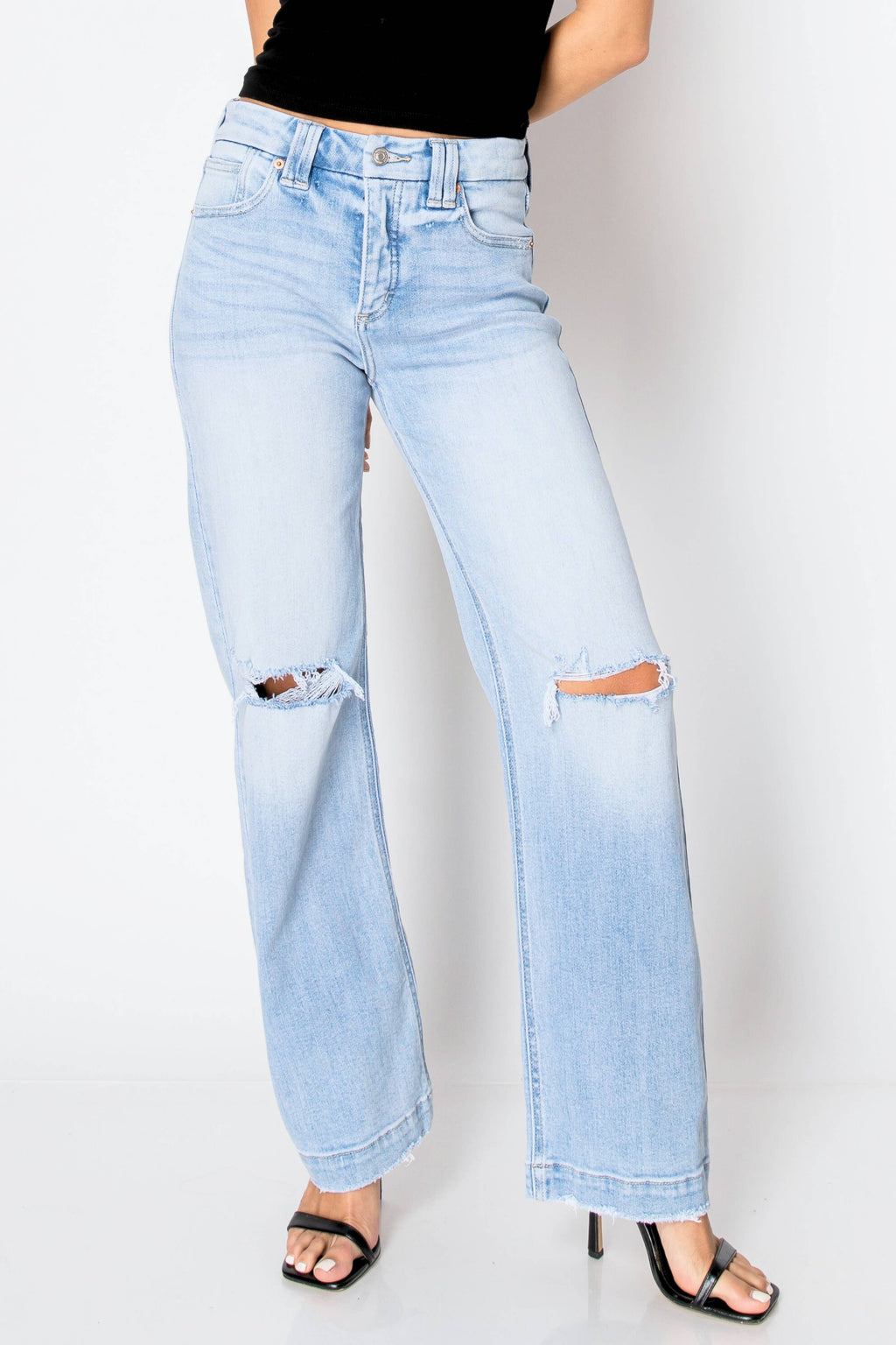 ARTEMIS VINTAGE - TUMMY CONTROL HIGH RISE RELAXED STRAIGHT LEG JEANS: 3 (25)
