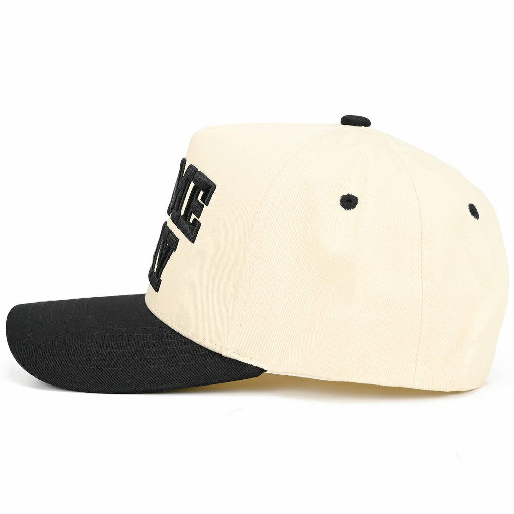 Hana - C.C GAME DAY Embroidered Cotton Baseball Cap: Black