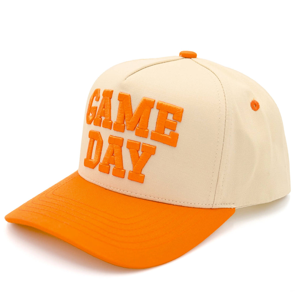 Hana - C.C GAME DAY Embroidered Cotton Baseball Cap: Black