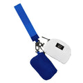 Girlie Girl Originals - DP-8162 Royal/White Lulu Mac Double Pouch Wristlets