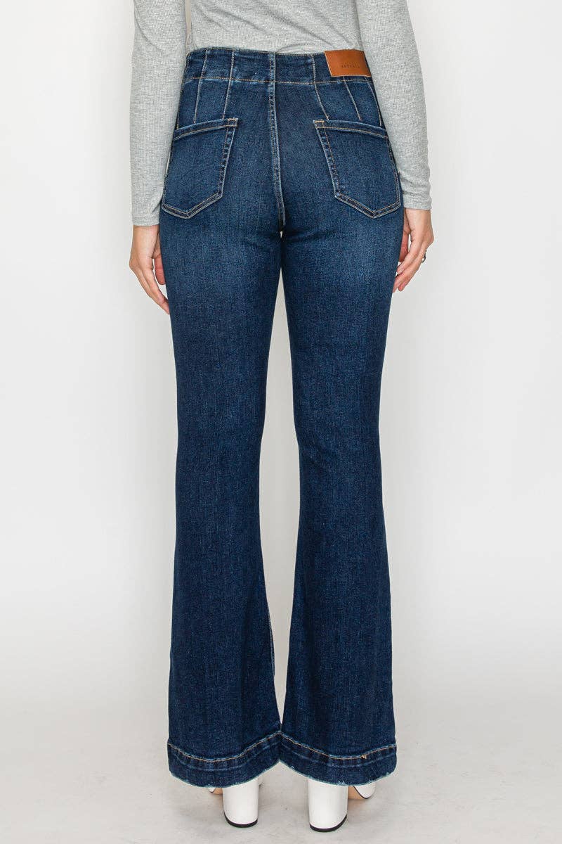 ARTEMIS VINTAGE - TUMMY CONTROL + HIP LIFTER HIGH RISE MODERN FLARE JEANS: 3 (25)