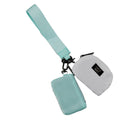 Girlie Girl Originals - DP-8162 Mint/White Lulu Mac Double Pouch Wristlets