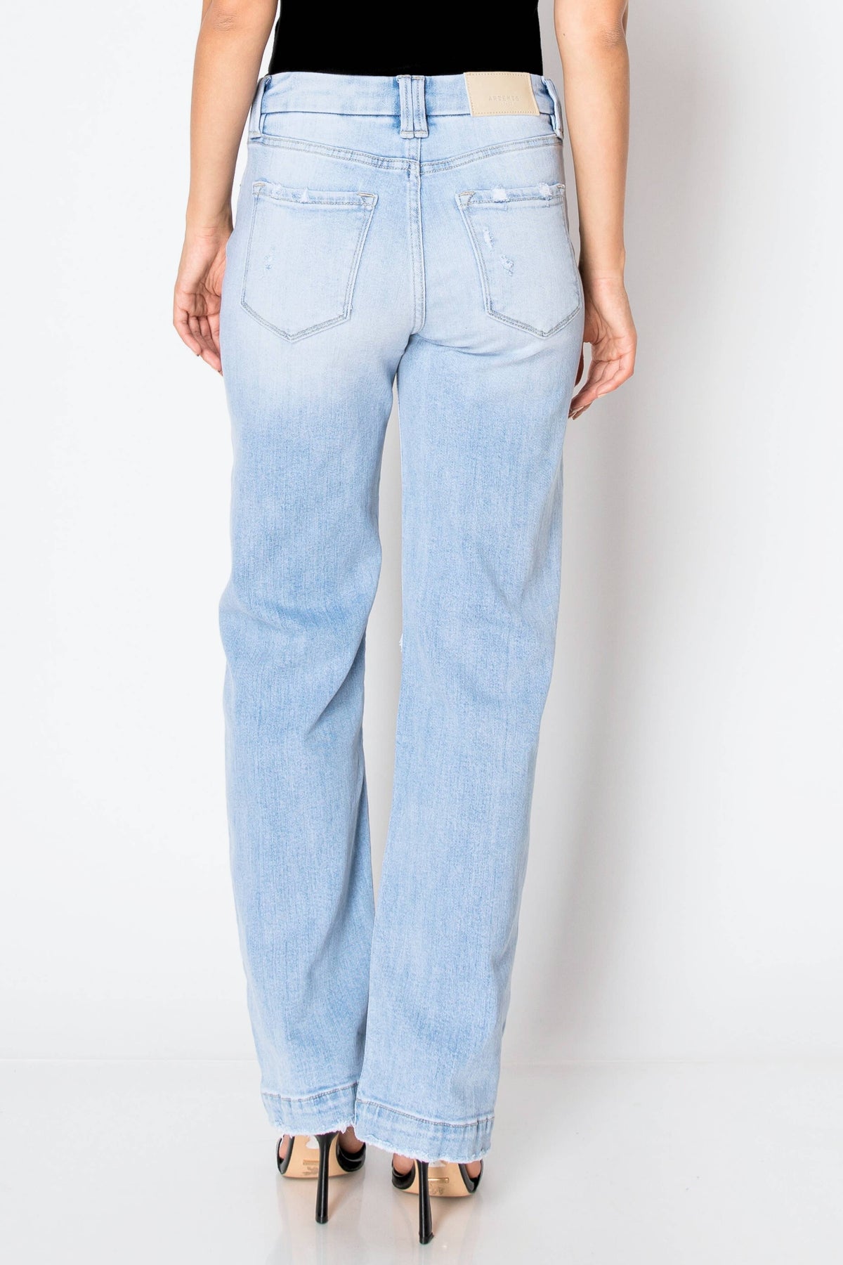 ARTEMIS VINTAGE - TUMMY CONTROL HIGH RISE RELAXED STRAIGHT LEG JEANS: 3 (25)