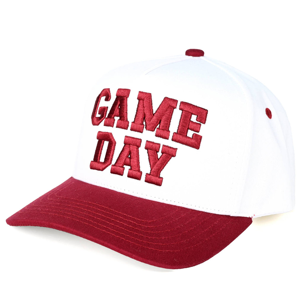 Hana - C.C GAME DAY Embroidered Cotton Baseball Cap: Dark Green