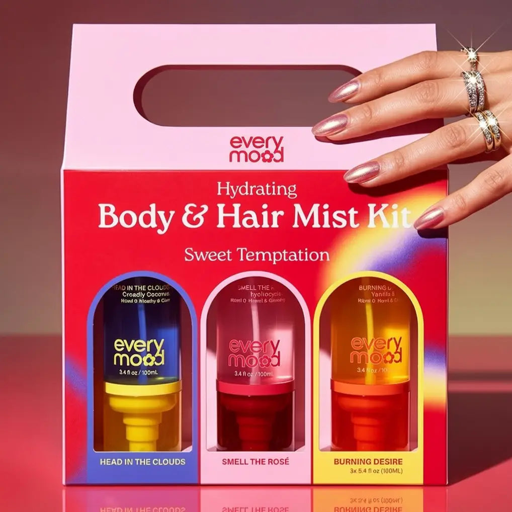 Body & Hair Mist Trio Gift Set - Sweet Temptation