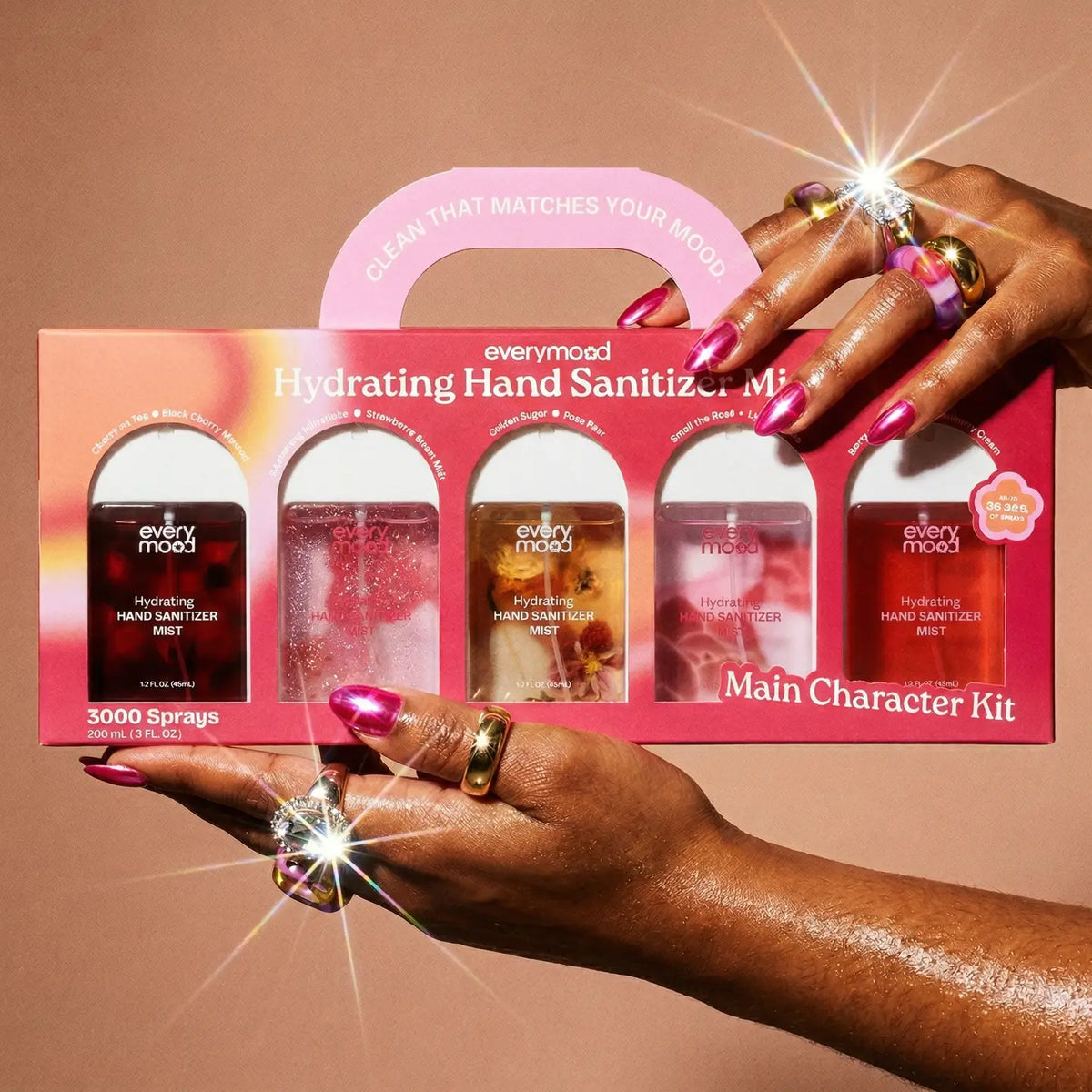 Hand Sanitizer Spray - 5 Mini Gift Set