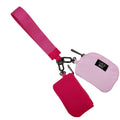 Girlie Girl Originals - DP-8162 Hot Pink/Light Pink Lulu Mac Double Pouch Wristlets