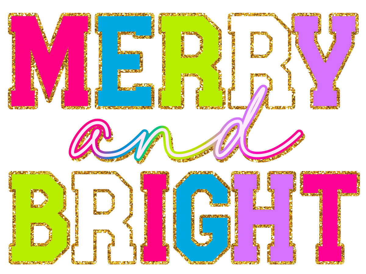Merry and Bright Neon Sweater