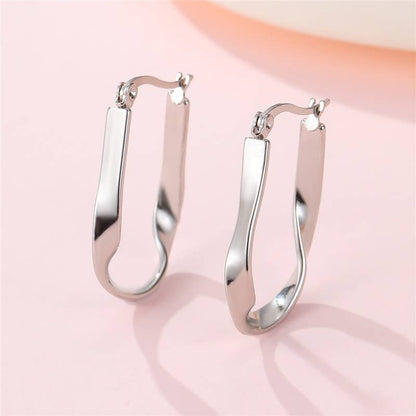 18K STAINLESS STEEL HOOPS / 40E490