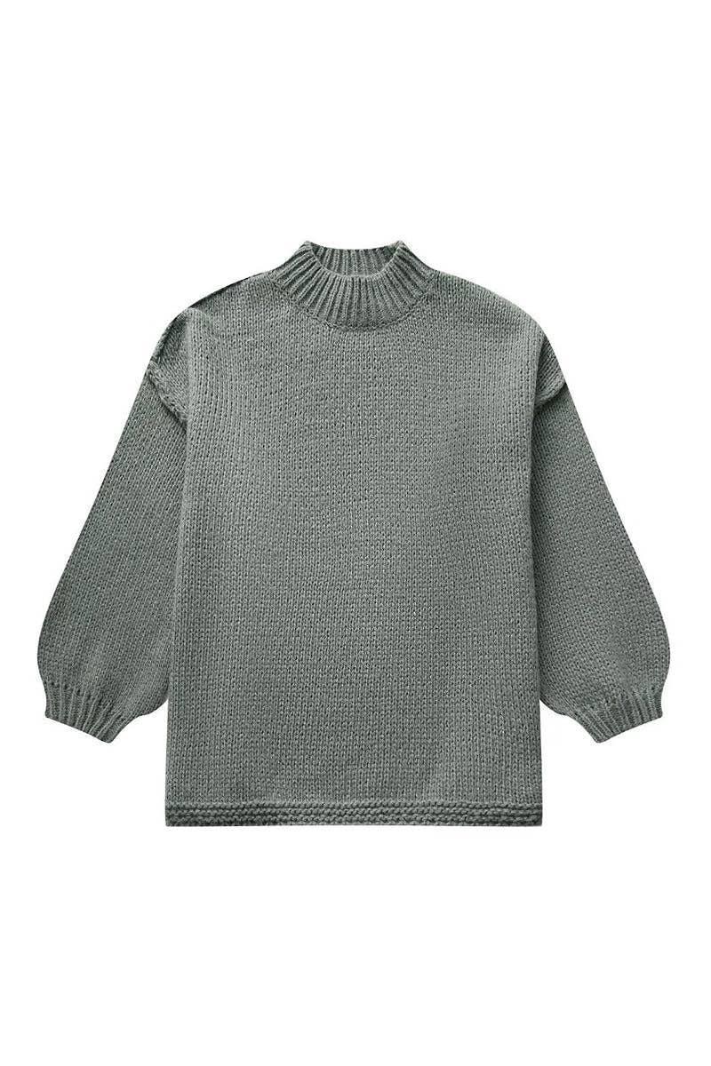 Soli Echo - Cozy Turtleneck Knit Sweater: CAMEL / S