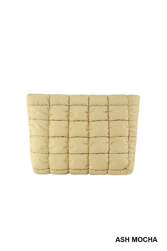 Quilted Makeup Pouch