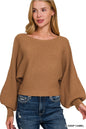 Ballon sleeve sweater