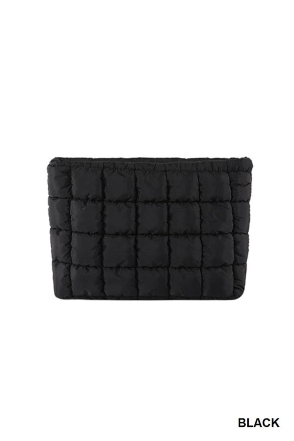 Quilted Makeup Pouch