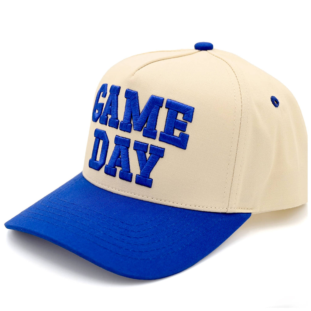 Hana - C.C GAME DAY Embroidered Cotton Baseball Cap: Black