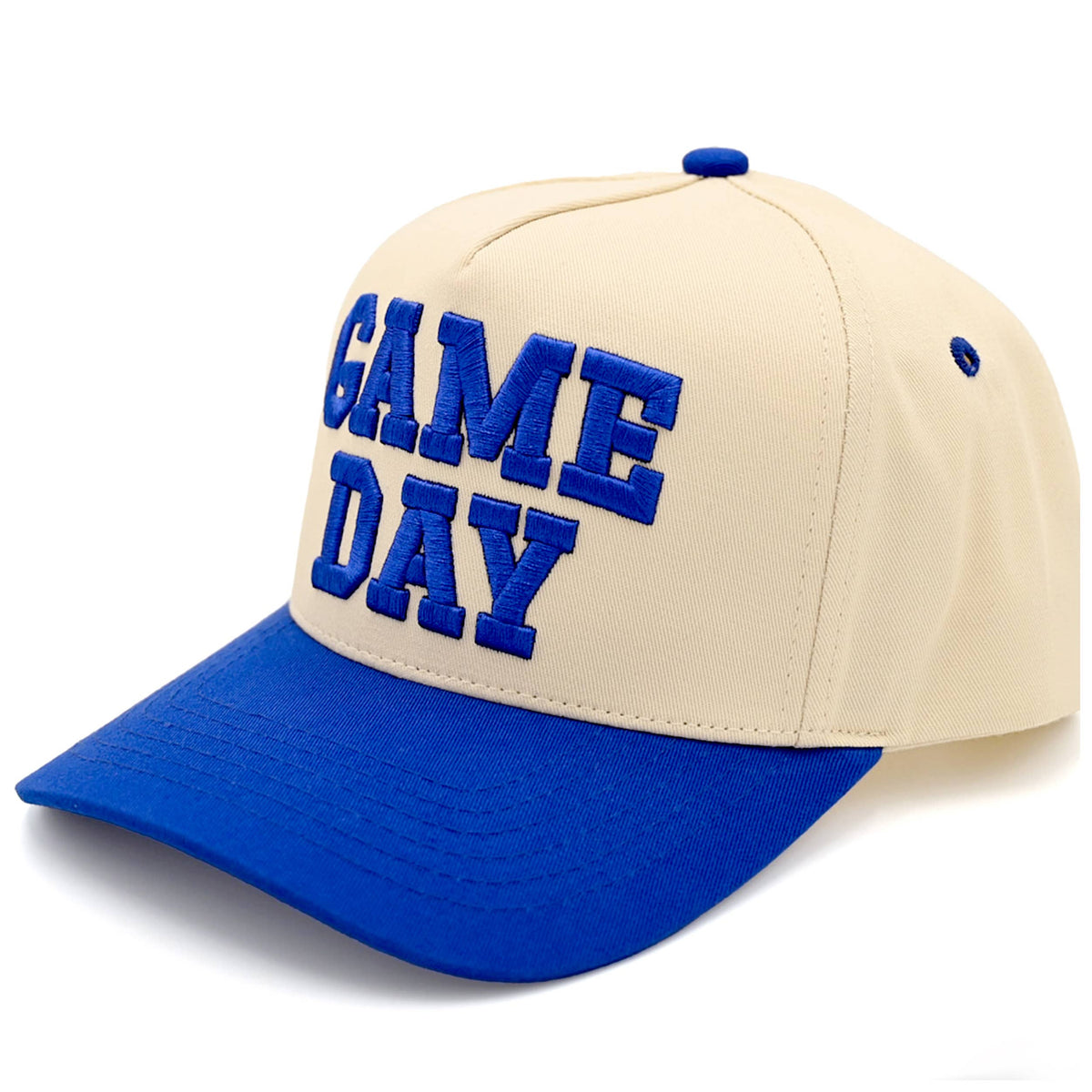 Hana - C.C GAME DAY Embroidered Cotton Baseball Cap: Black
