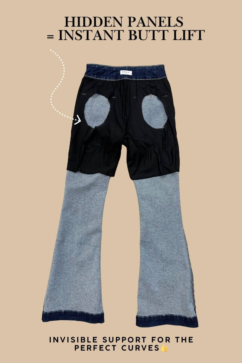 ARTEMIS VINTAGE - TUMMY CONTROL + HIP LIFTER HIGH RISE MODERN FLARE JEANS: 3 (25)