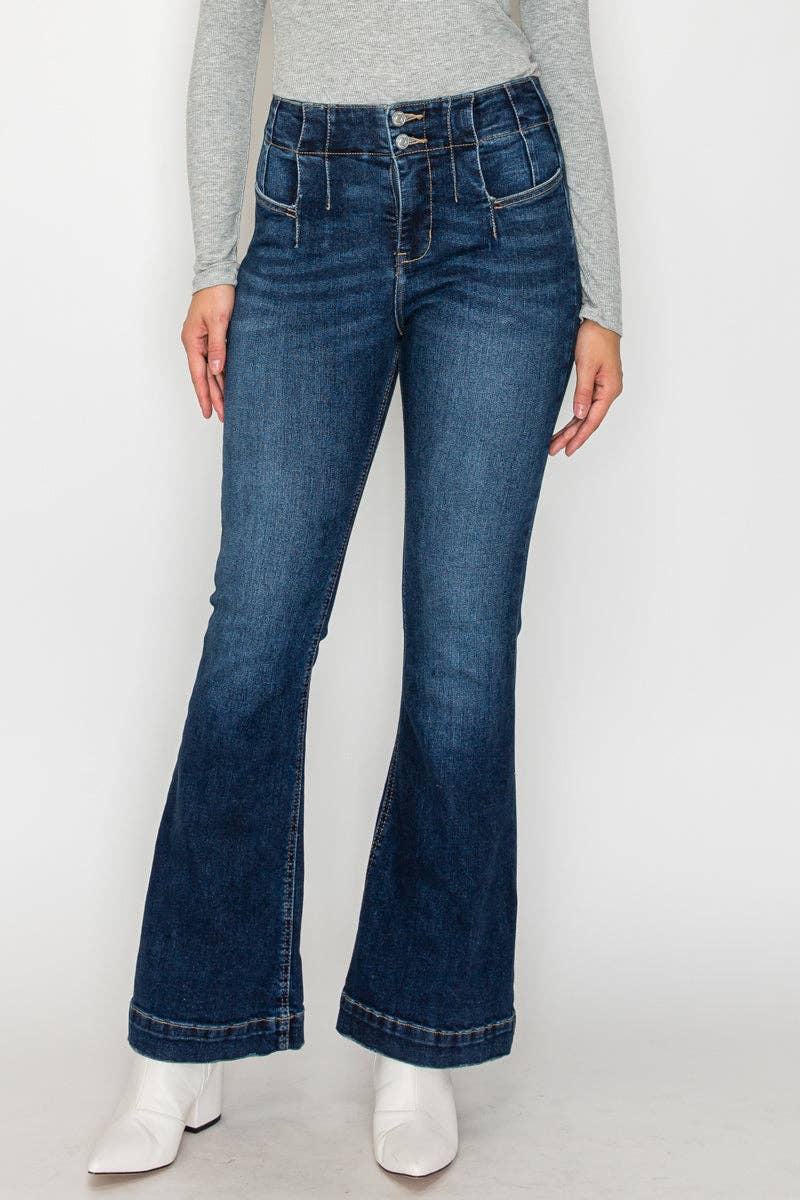 ARTEMIS VINTAGE - TUMMY CONTROL + HIP LIFTER HIGH RISE MODERN FLARE JEANS: 5 (26)