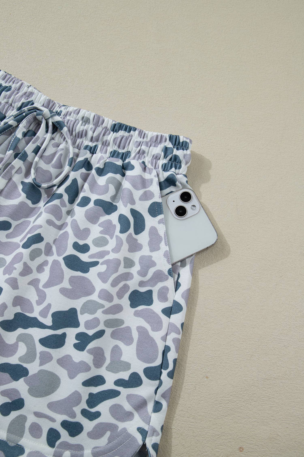Little Daisy Closet - LDC Camouflage Short Sleeve High Waist Shift Pants Sets: Multicolour / L