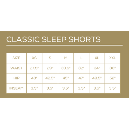 Noelle Tree Sleep Shorts Light Pink/Multi