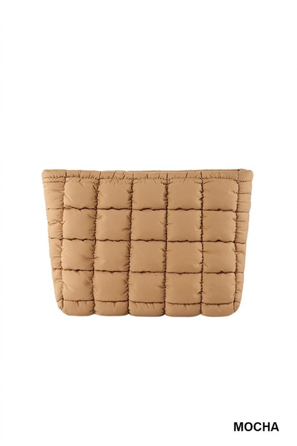 Quilted Makeup Pouch